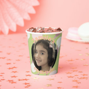 Eiscreme-Party Geburtstags-Foto Pappbecher