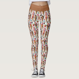 Eiscreme-Party Leggings