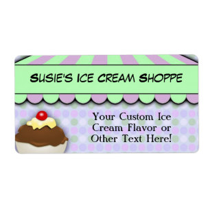 Eiscreme-Party, süßer Pastellshoppe