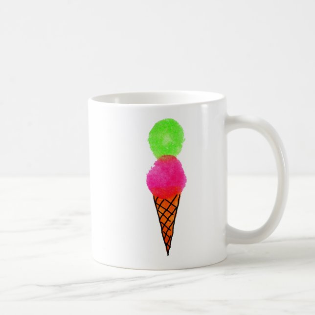 Eiscreme Pop Art Kaffeetasse (Rechts)