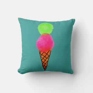 Eiscreme Pop Art Kissen