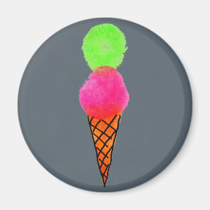 Eiscreme Pop Art Magnet