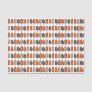 Eiscreme-Pop Bars Popsicle Creamsicle Fudge Seidenpapier