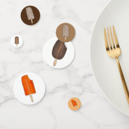 Eiscreme-Pop Bars Popsicle Creamsikel Picnic Konfetti