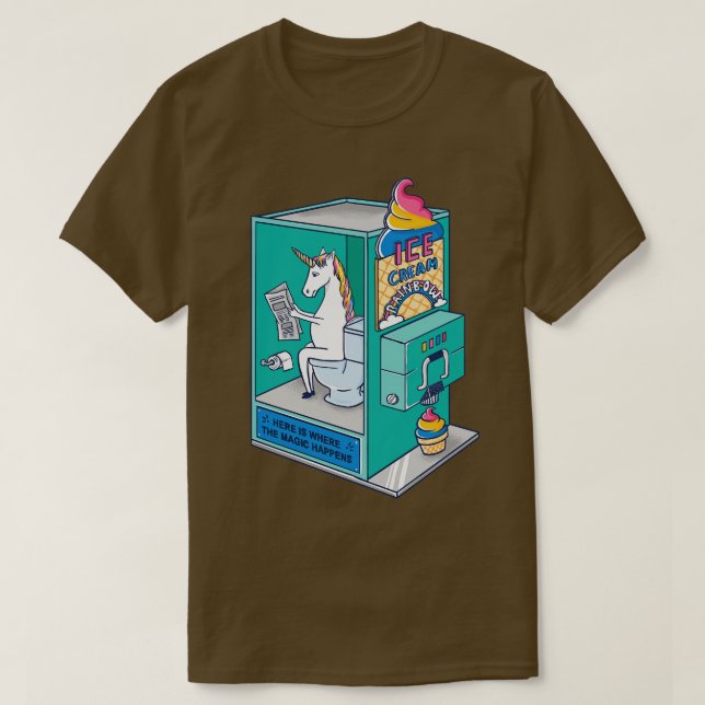 Eiscreme Regenbogen T-Shirt (Design vorne)
