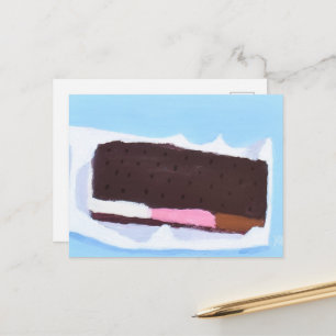 Eiscreme-Riegel Postkarte
