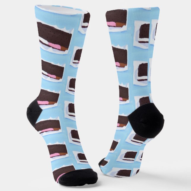 Eiscreme-Riegel Socken (Gewinkelt)