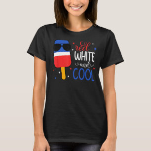 Eiscreme, rot weiß und Coole patrouillische Popsiv T-Shirt