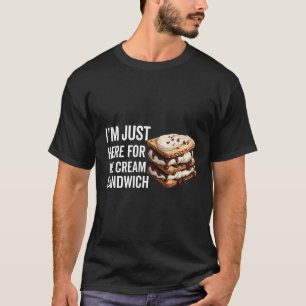 Eiscreme Sandwich Männer Frauen Kinder Cookie Eis T-Shirt