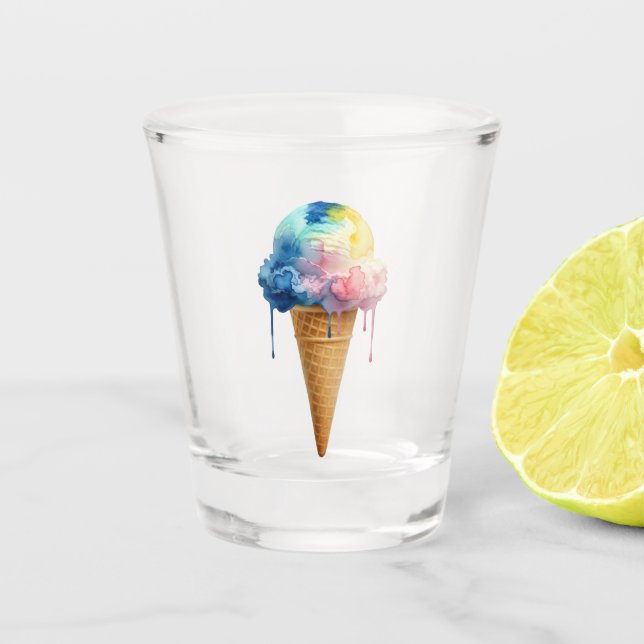 Eiscreme Schnapsglas (Vorderseite)