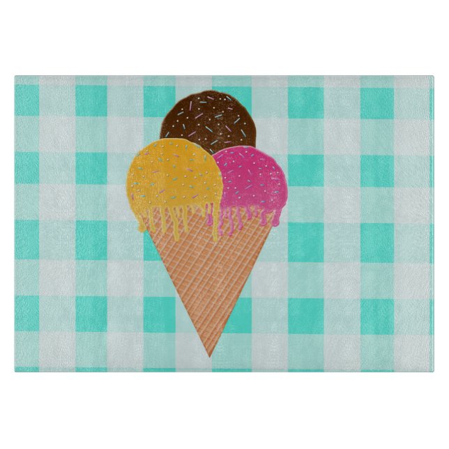 Eiscreme Schneidebrett (Vorderseite)