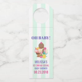 Eiscreme Scoops mit Sprinkles Oh Baby! Flaschenanhänger