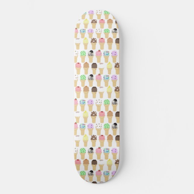 Eiscreme Skate Deck, Yummy Skateboard (Vorderseite)