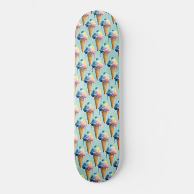 Eiscreme Skateboard (Vorderseite)