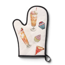 Eiscreme-Soda, Cupcakes, Yummy Pizza-Backofen Mitt