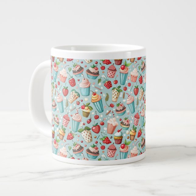 Eiscreme Spaß Jumbo-Tasse (Vorderseite Links)