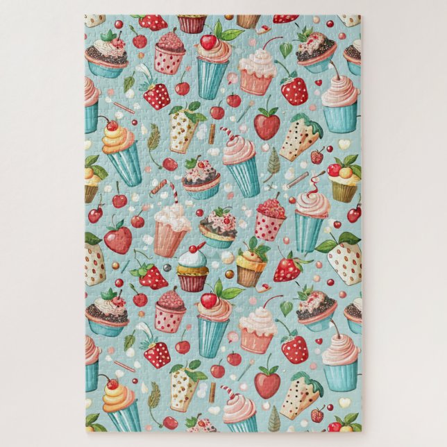 Eiscreme Spaß Puzzle (Vertikal)