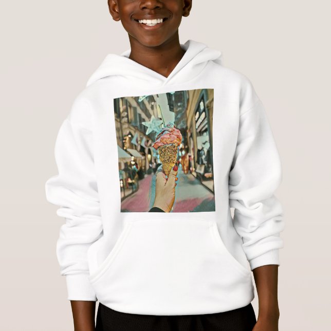 Eiscreme-Sprinklen Hoodie (Vorderseite)