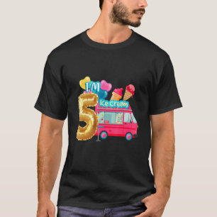 Eiscreme Squad Rosa Himbeere Erdbeere Ice T-Shirt