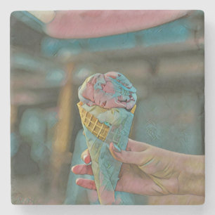 Eiscreme Steinuntersetzer