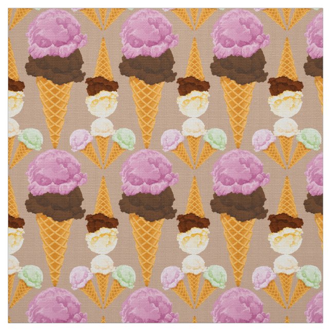 Eiscreme Stoff (Muster)