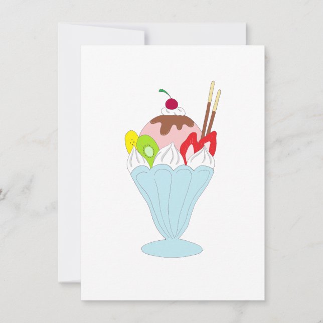 Eiscreme Sundae (Vorderseite)