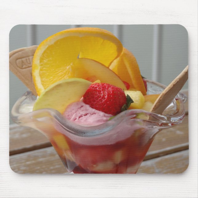 Eiscreme Sundae mousepad (Vorne)