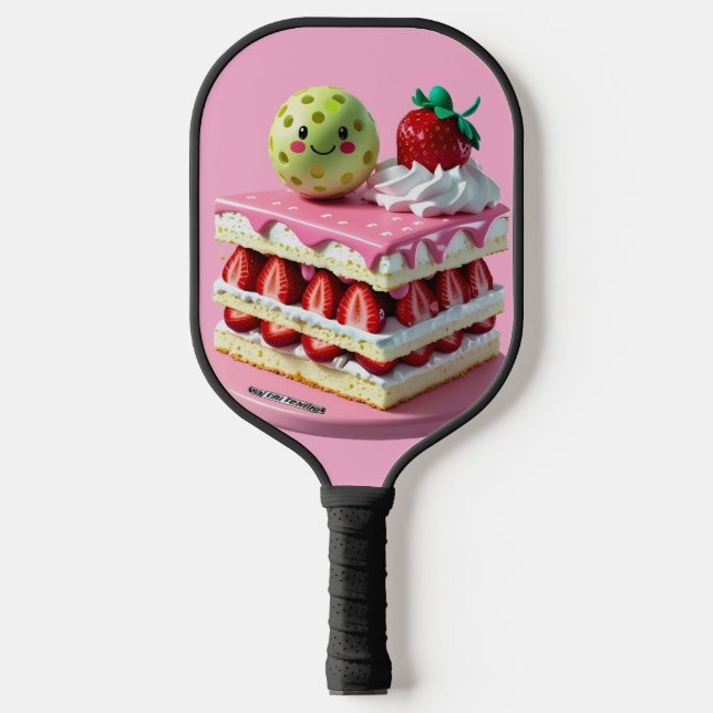 Eiscreme Sundae Pickleball Schläger (Vorderseite)