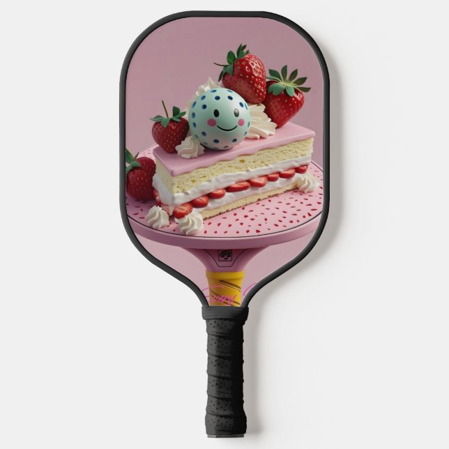 Eiscreme Sundae Pickleball Schläger (Vorderseite)