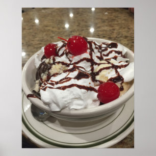 Eiscreme Sundae Poster