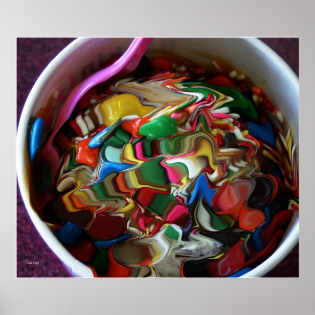 Eiscreme Sundae Poster (Vorne)
