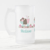 Eiscreme Sundae und andere köstliche Gerichte