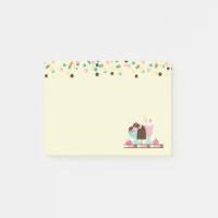 Eiscreme Sundae und Confetti