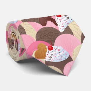 Eiscreme Sundaes Krawatte