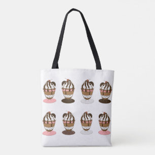 Eiscreme Sundaes Tasche