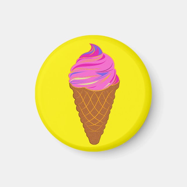 Eiscreme süße Creme   Magnet (Vorne)