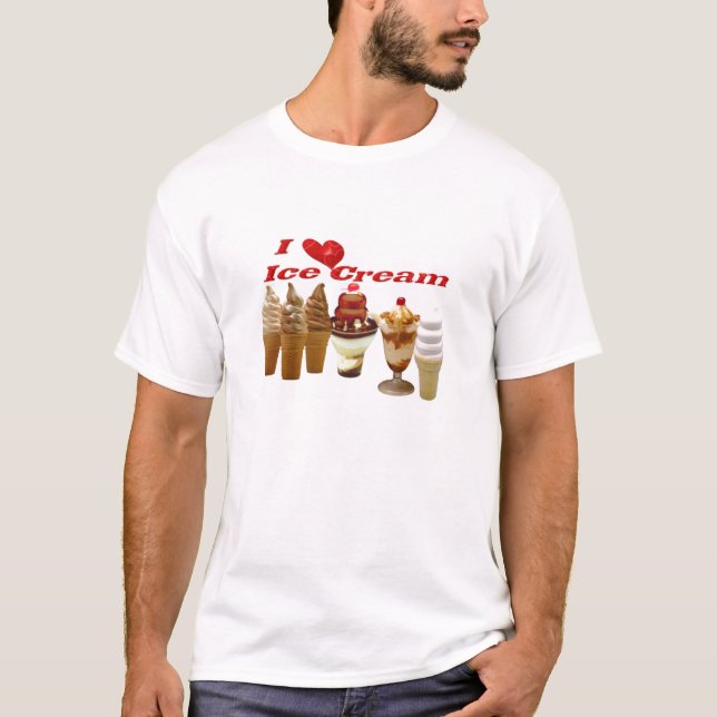 Eiscreme T-Shirt (Vorderseite)