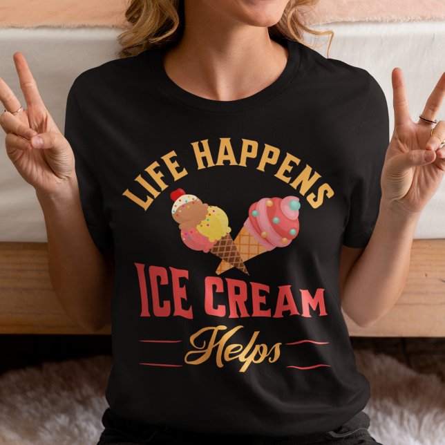 Eiscreme-T - Shirt für Eiskrebs-Liebhaber (Von Creator hochgeladen)
