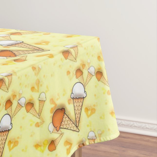 Eiscreme Tischdecke (Beispiel)