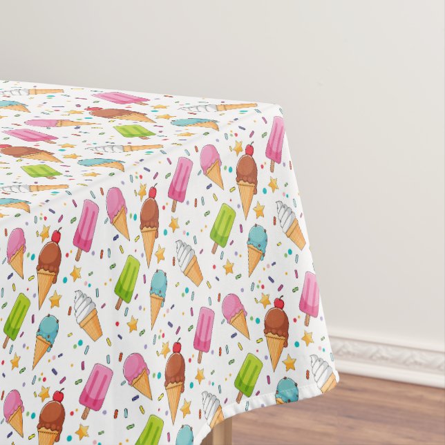 Eiscreme Tischdecke (Beispiel)