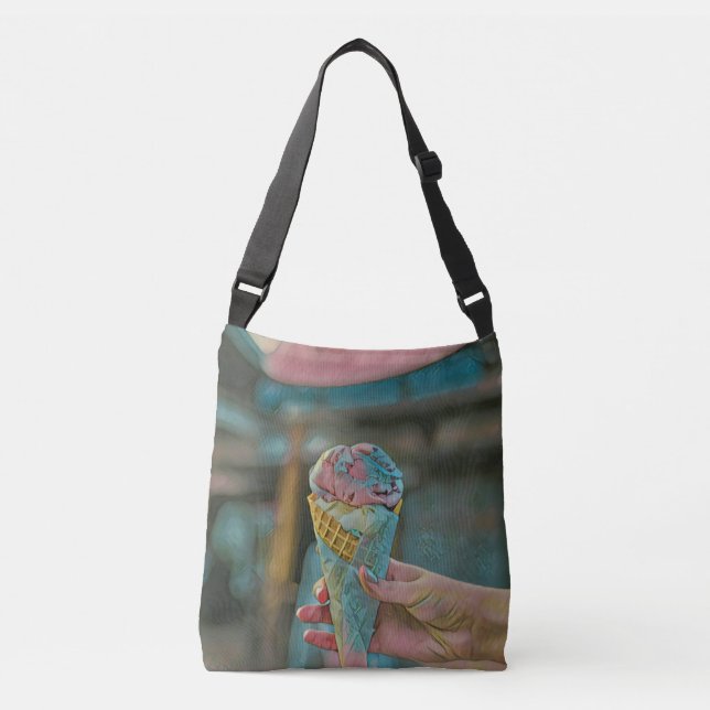 Eiscreme Tragetaschen Mit Langen Trägern (Vorderseite)