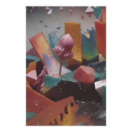 Eiscreme Treeling - Ken Gage Art Poster