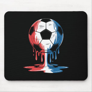 Eiscreme-Tropf-Fußball 4. Juli Jungen Kinder Fußby Mousepad