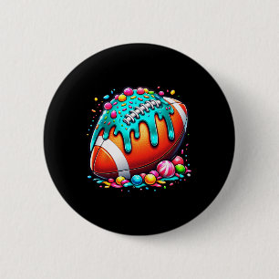 Eiscreme-Tropf-Fußball-Zeug für Jungen Jugend Klei Button