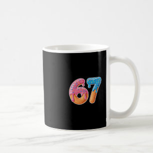 Eiscreme-Tropf-Sechs Sieben 6 7 Meme 67 Kaffeetasse