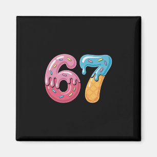 Eiscreme-Tropf-Six Seven Sports Cooler Meme 67 Lus Magnet
