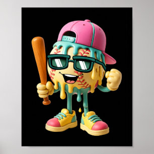 Eiscreme-Tropf-Weichflecken-Spieler Verkauf Ll Trö Poster