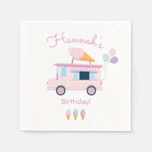 Eiscreme Truck Geburtstagspartei Serviette