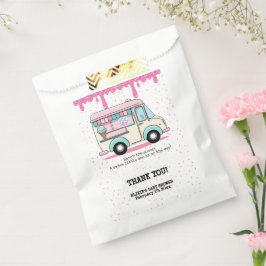 Eiscreme Truck Scoop Sprinkles Babydusche Geschenktütchen