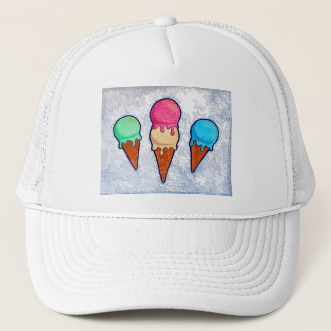Eiscreme Truckerkappe (Vorderseite)